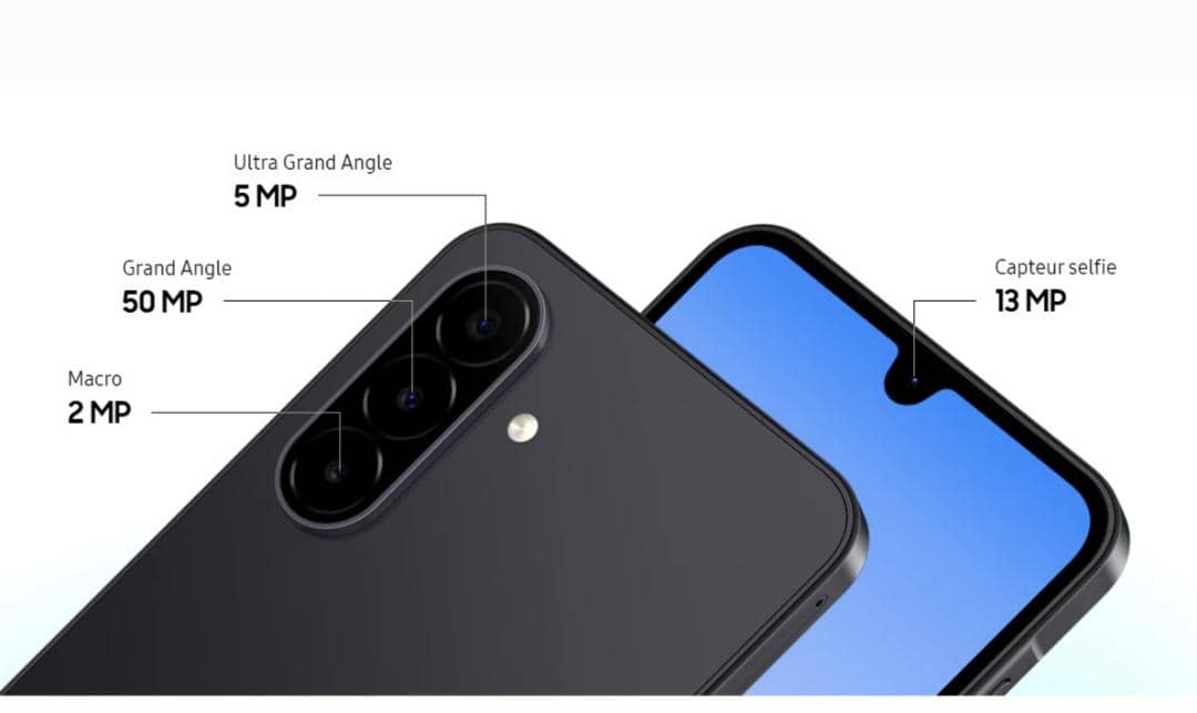 infografik kamera Samsung Galaxy A18 4G