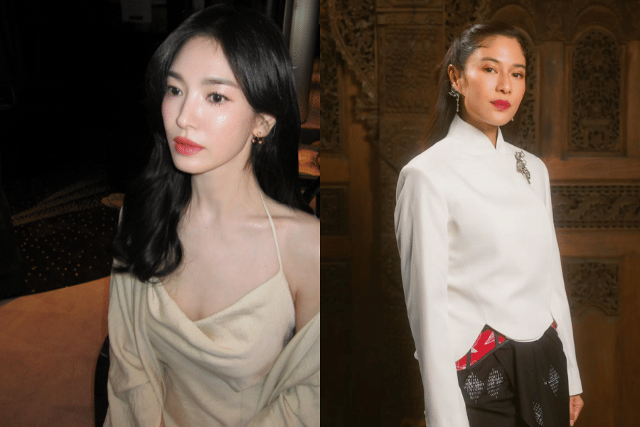 adu gaya makeup Song Hye Kyo vs. Dian Sastro