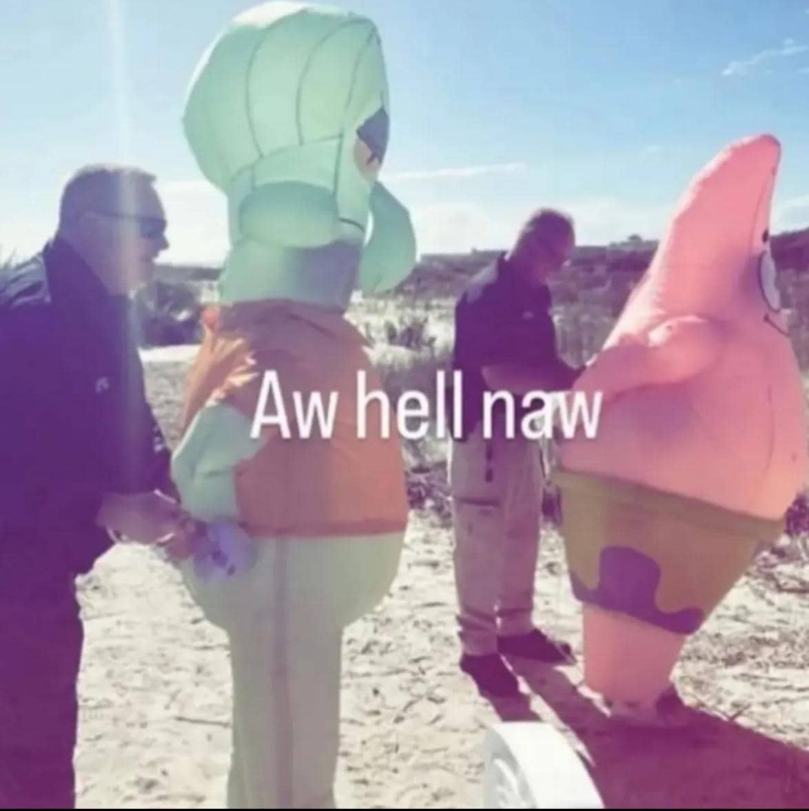 meme SpongeBob tentang balon