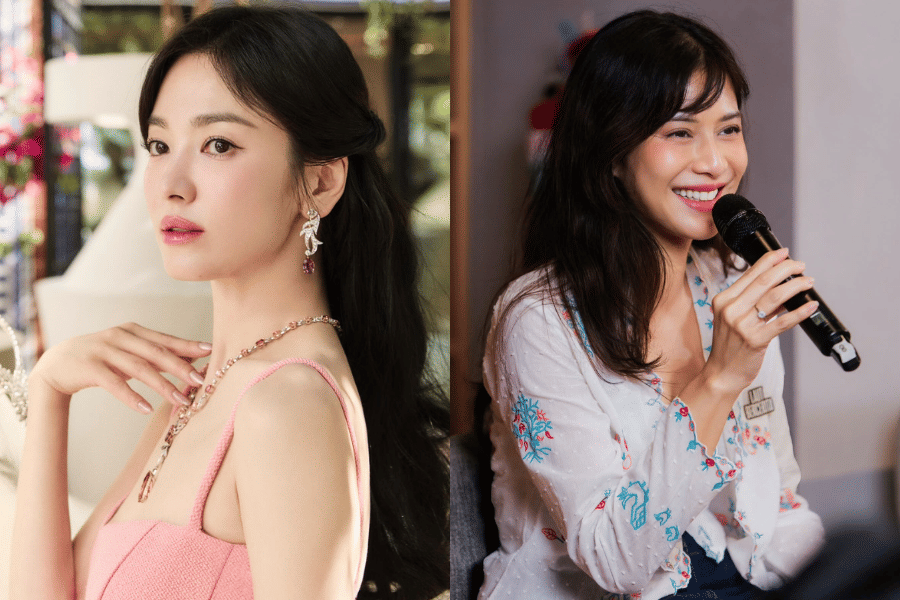 adu gaya makeup Song Hye Kyo vs. Dian Sastro