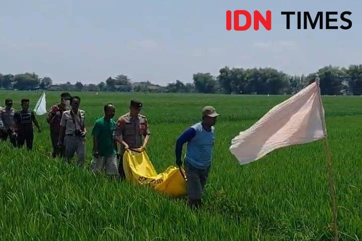 Pria Tanpa Identitas Tewas Tersengat Jebakan Listrik di Sawah Madiun