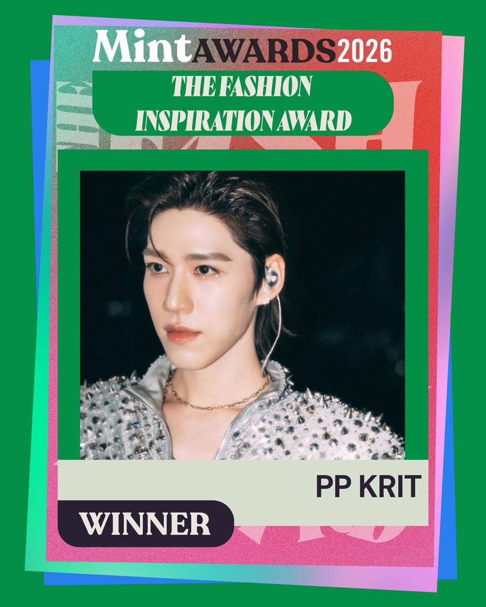 PP Krit menang The Fashion Inspiration Award di Mint Awards 2026.