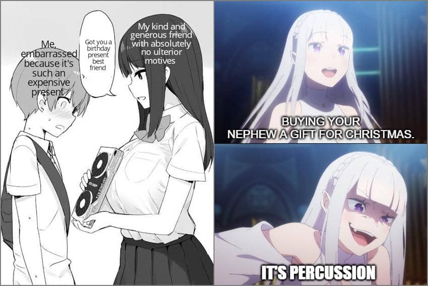 8 Meme Anime tentang Hadiah, Langsung Dikasih Meteor?
