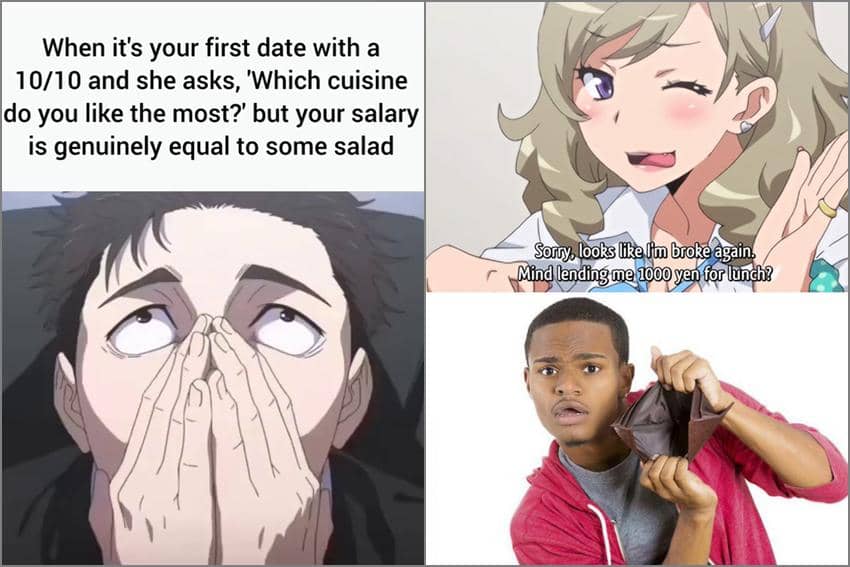 8 Meme Anime tentang Gak Punya Uang, Gini Amat Hidup!