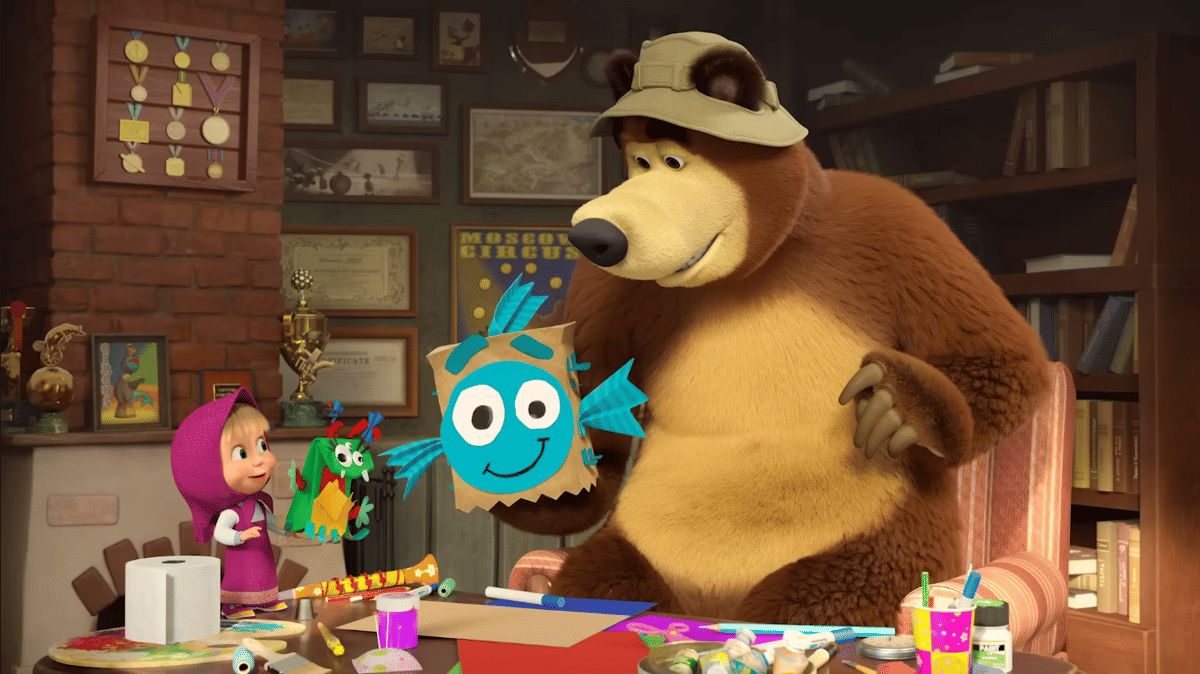 5 Aktivitas Sederhana di Rumah Terinspirasi dari Masha and The Bear