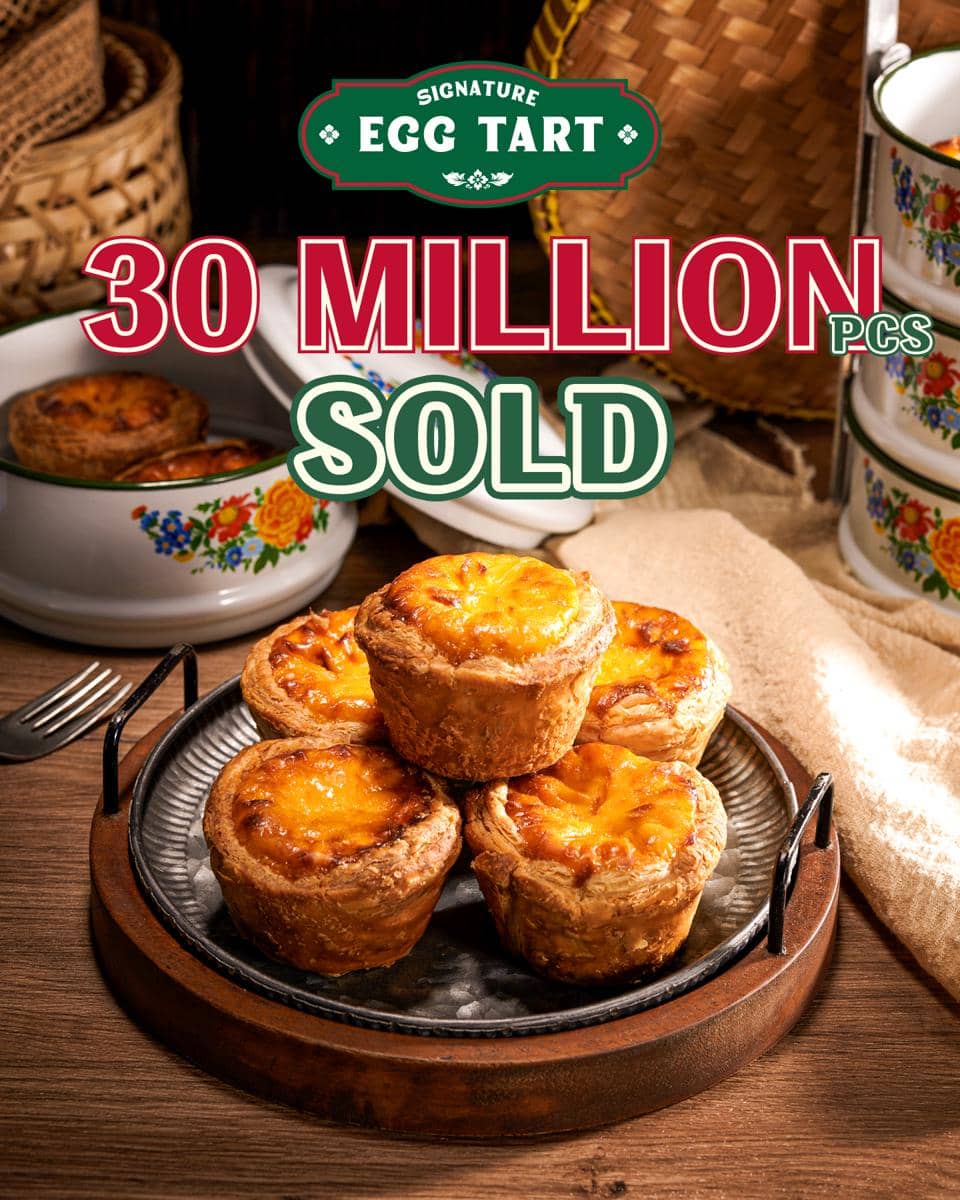 sajian Egg Tart Oriental Kopi