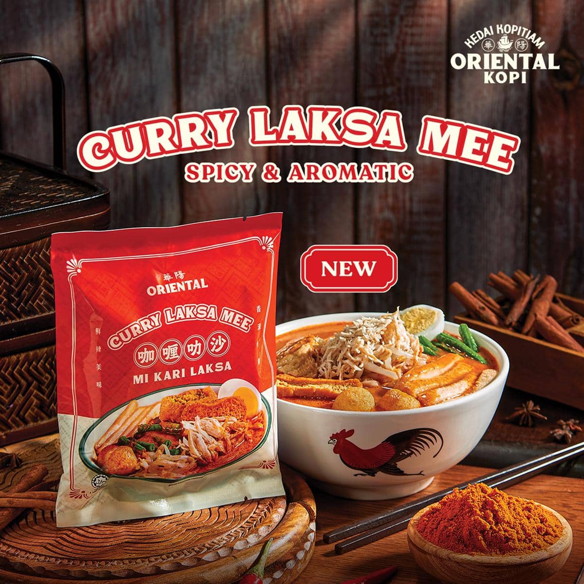 Curry Laksa Mee Oriental Kopi 