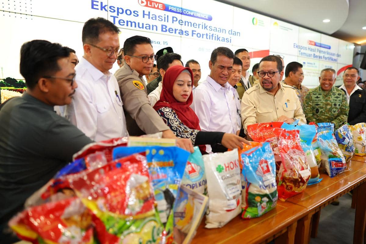Polisi Temukan Beras Fortifikasi Beredar di Lampung, Ini Daftarnya