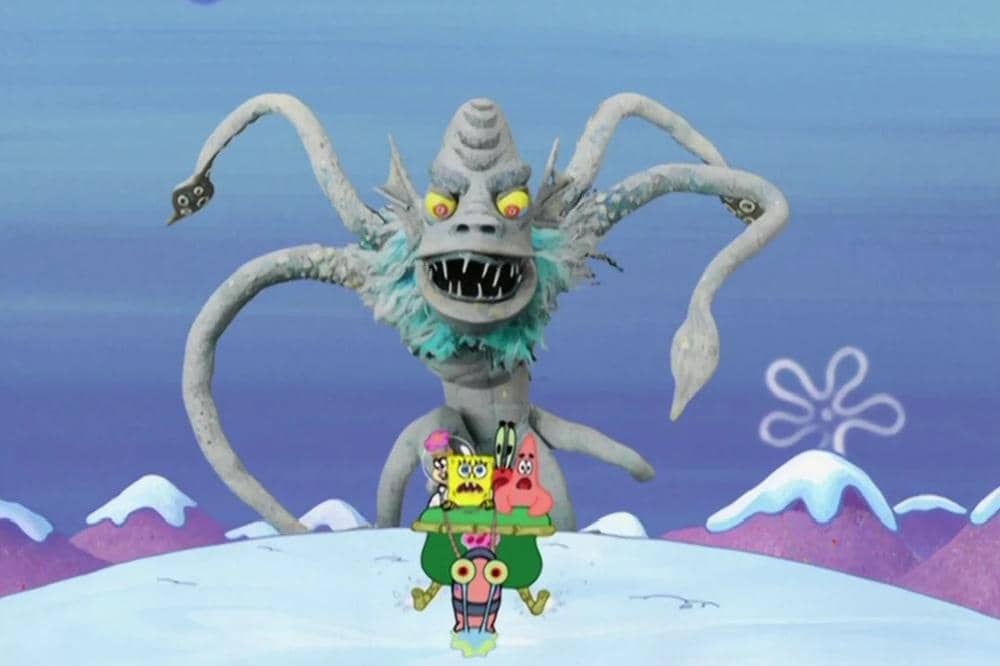 7 Monster Berwujud Aneh dan Seram di SpongeBob SquarePants