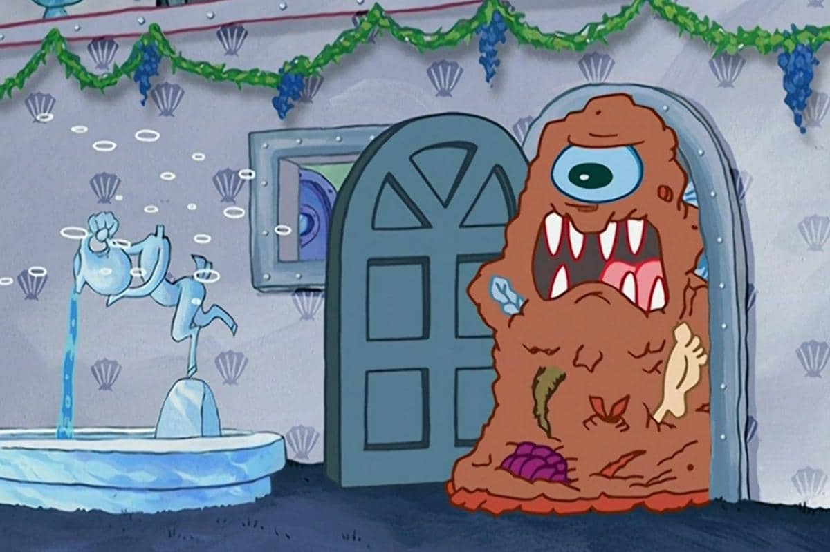 The Appetizer, monster dengan wujud absurd yang menakuti semua pelanggan Krusty Krab hingga berlarian keluar