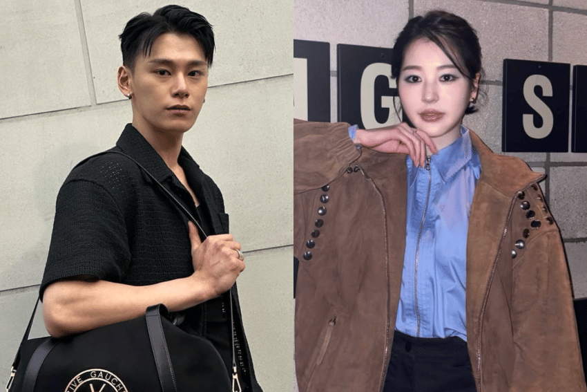 Potret aktor Cha Woo Min dan Jang Da Ah dari unggahan di akun Instagram masing-masing, ditampilkan berdampingan.