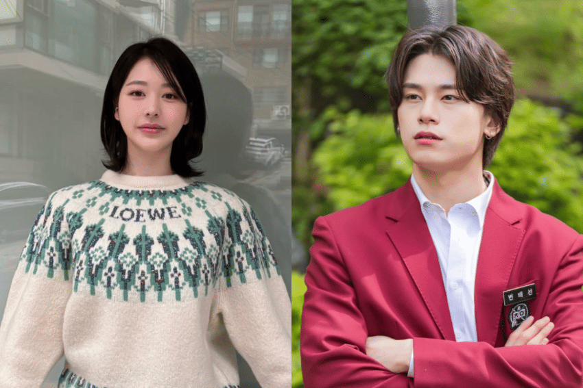 Kolase potret Cha Woo Min dan Jang Da Ah dalam unggahan Instagram dari akun masing-masing dengan latar berbeda.