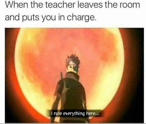 meme Naruto tentang kelas