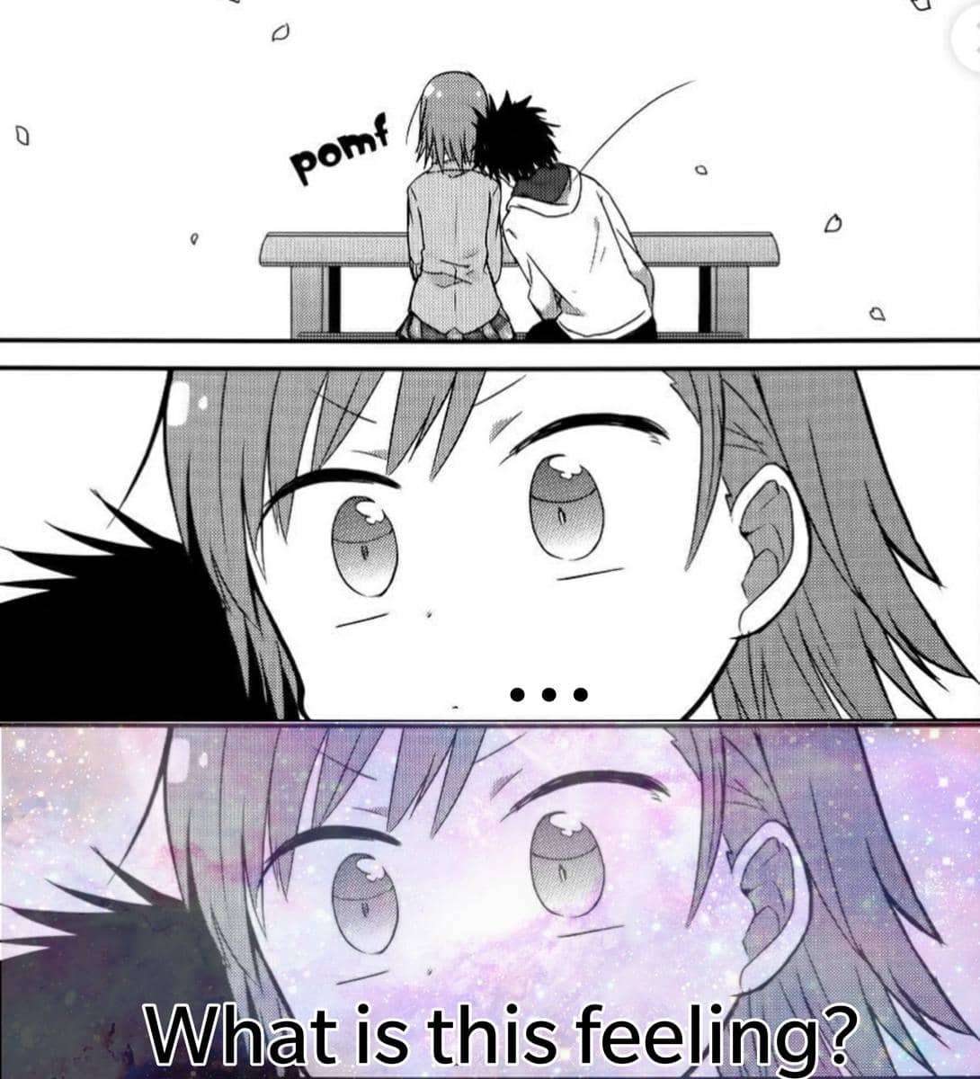 Meme anime tentang momen yang membuat seseorang merasa terpicu, dibagikan oleh pengguna Reddit Thedolls12.