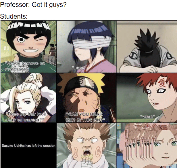 meme Naruto tentang murid