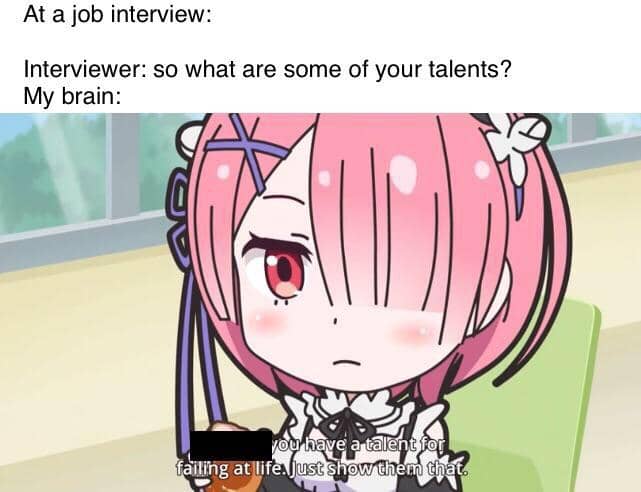Meme bergaya anime bertema perusahaan yang dibagikan oleh pengguna Reddit King-0f-Cringe di internet.