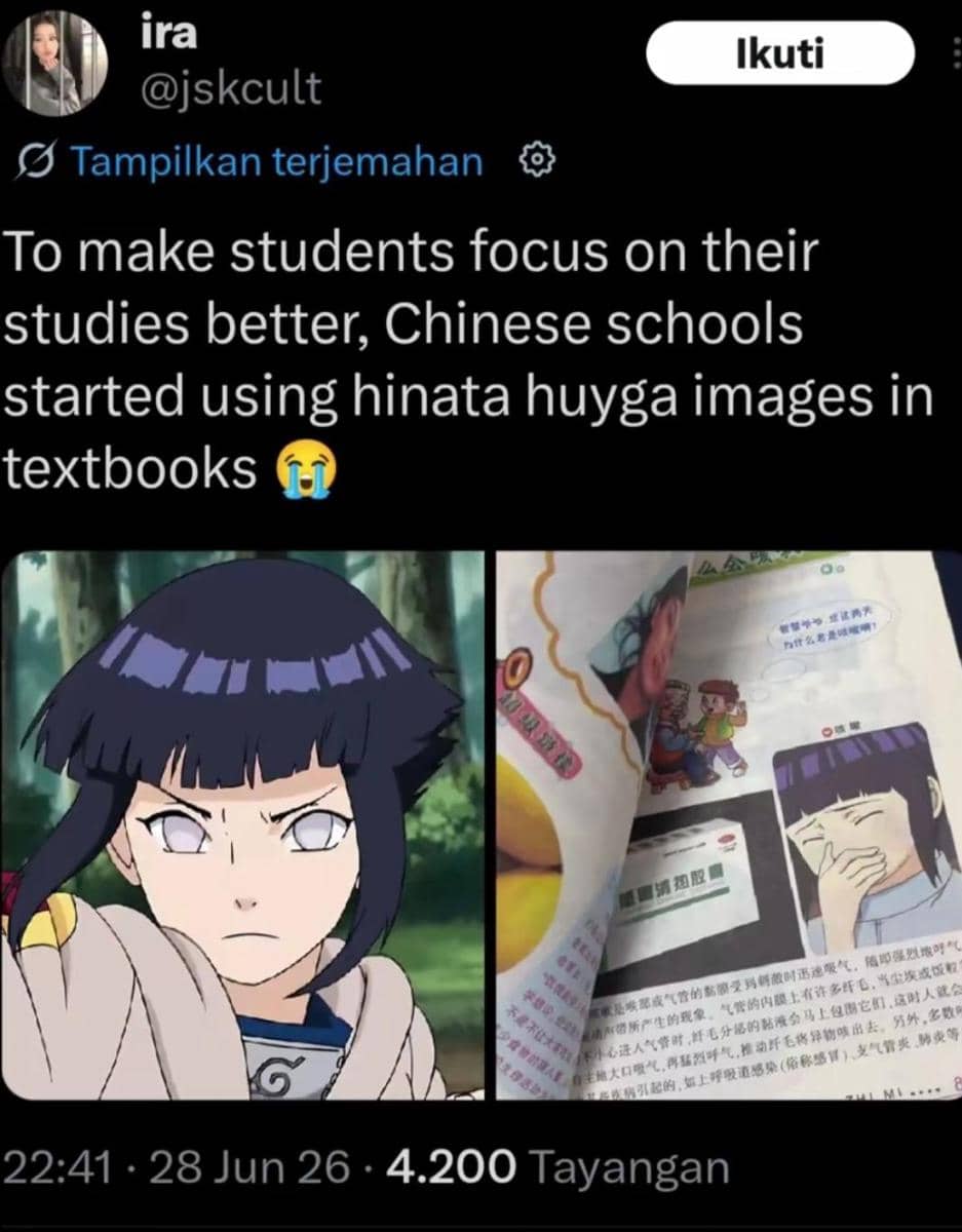 meme Naruto tentang murid