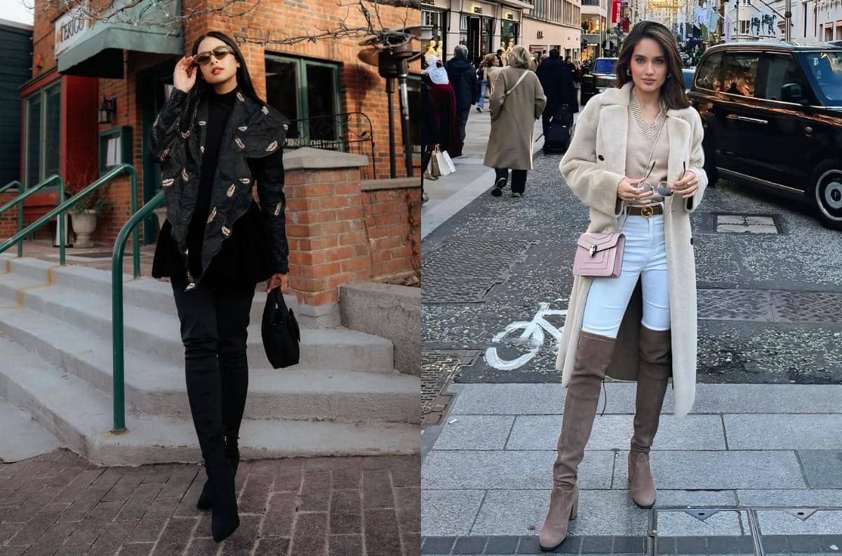 Adu gaya Maudy Ayunda Vs. Cinta Laura