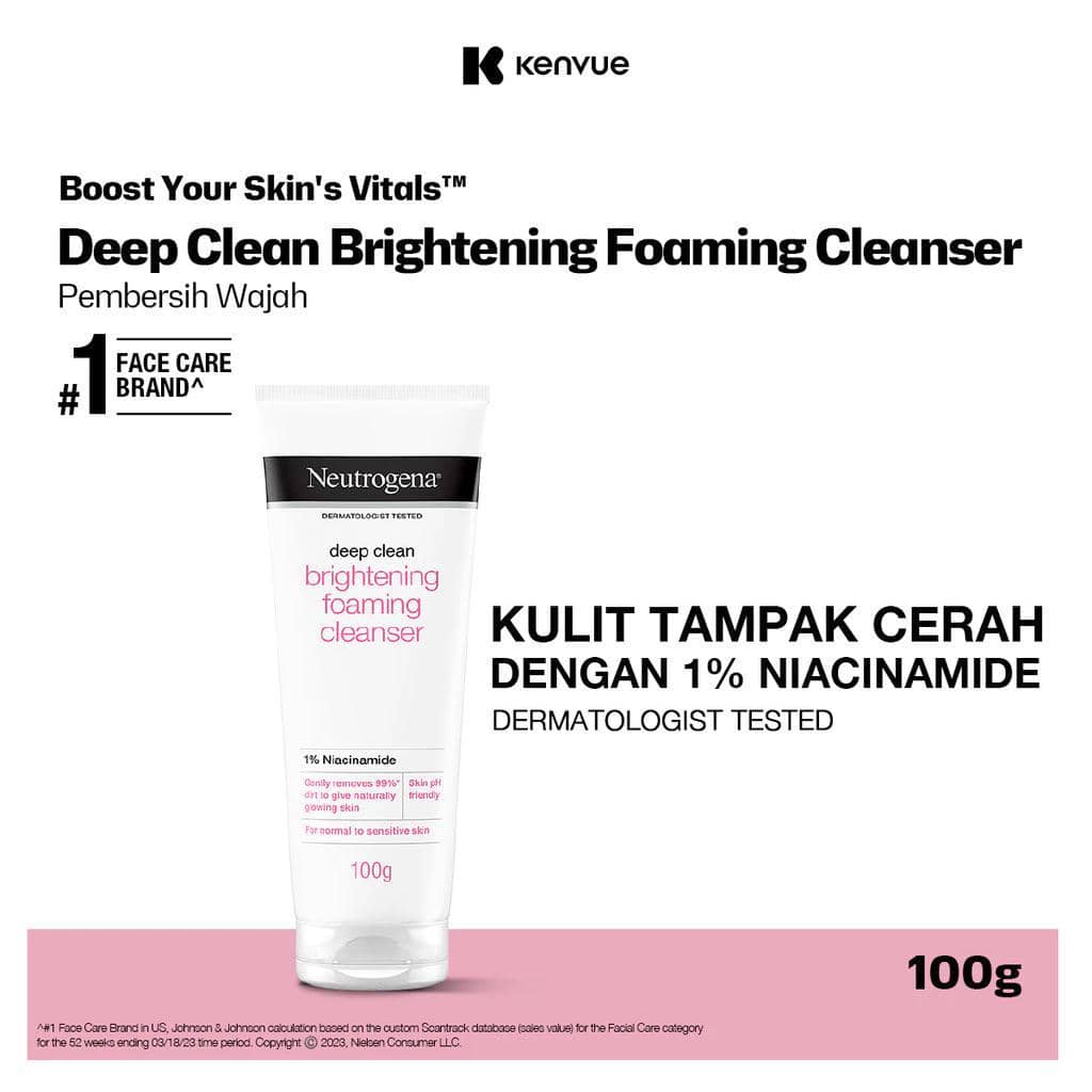 Neutrogena Deep Clean Brightening Foaming Cleanser