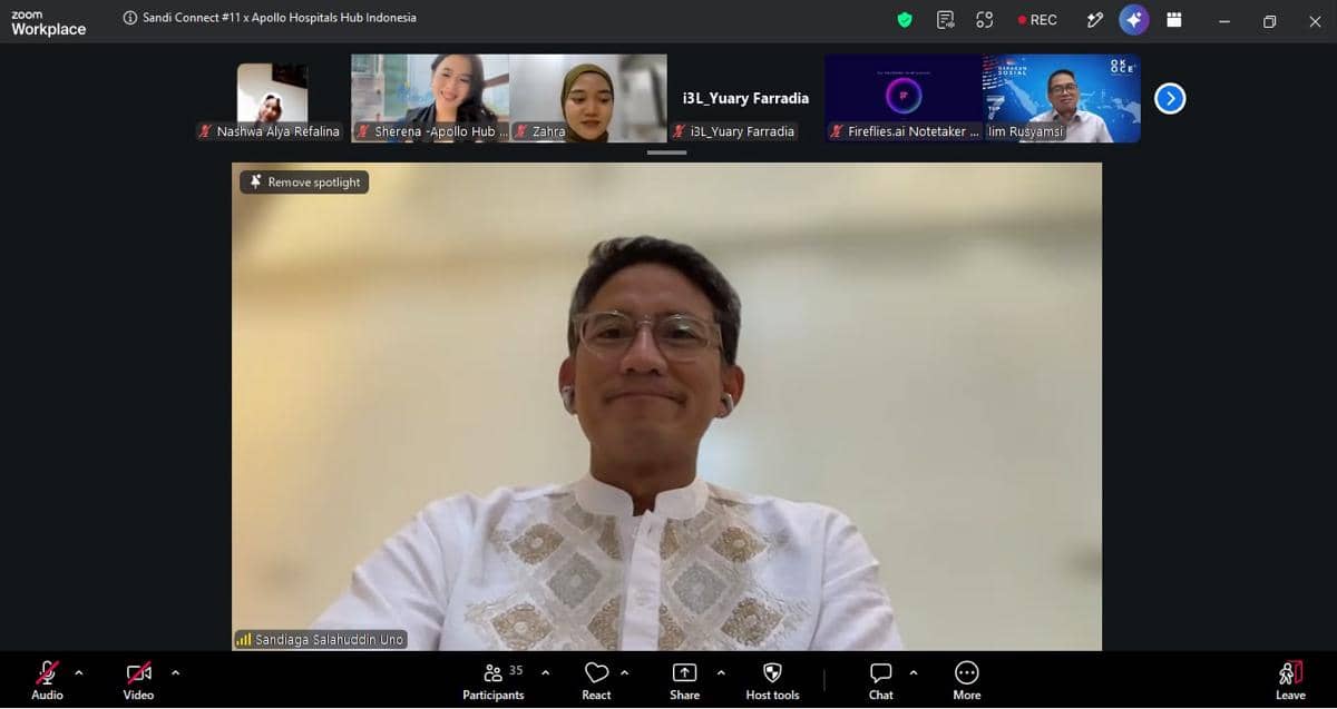 Sandiaga Soroti 2 Juta WNI Berobat ke Luar, Medical Tourism Peluang