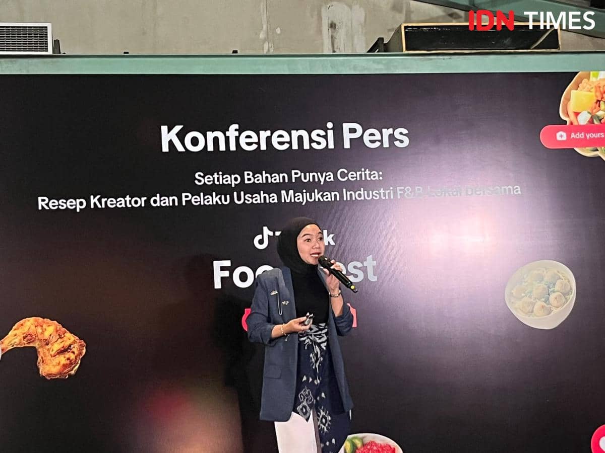 Potret Konferensi Pers TikTok Food Fest 2026, KAUM, Jakarta Pusat