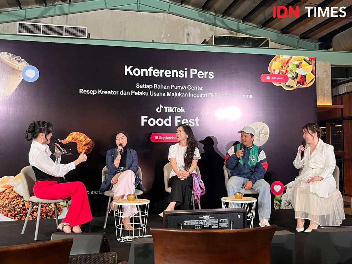 Potret Konferensi Pers TikTok Food Fest 2026, KAUM, Jakarta Pusat