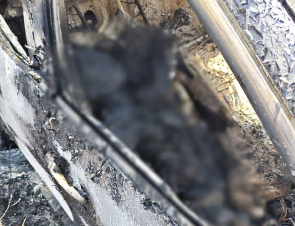 OPM Tembak Sopir Travel, Mobil Ditemukan TNI Dalam Keadaan Terbakar