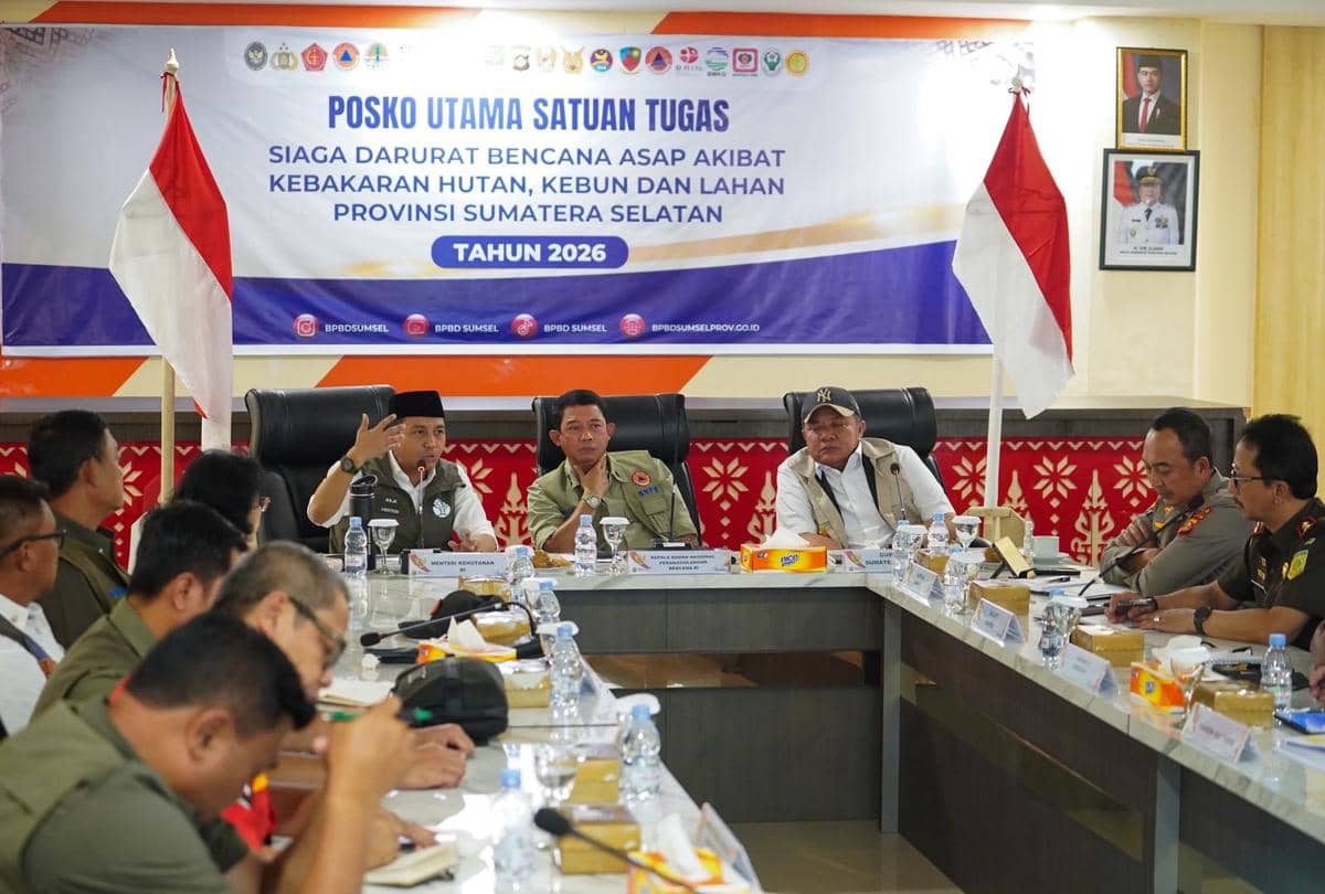 Lima Pemda di Sumsel Dapat Bantuan Presiden untuk Penanganan Karhutla