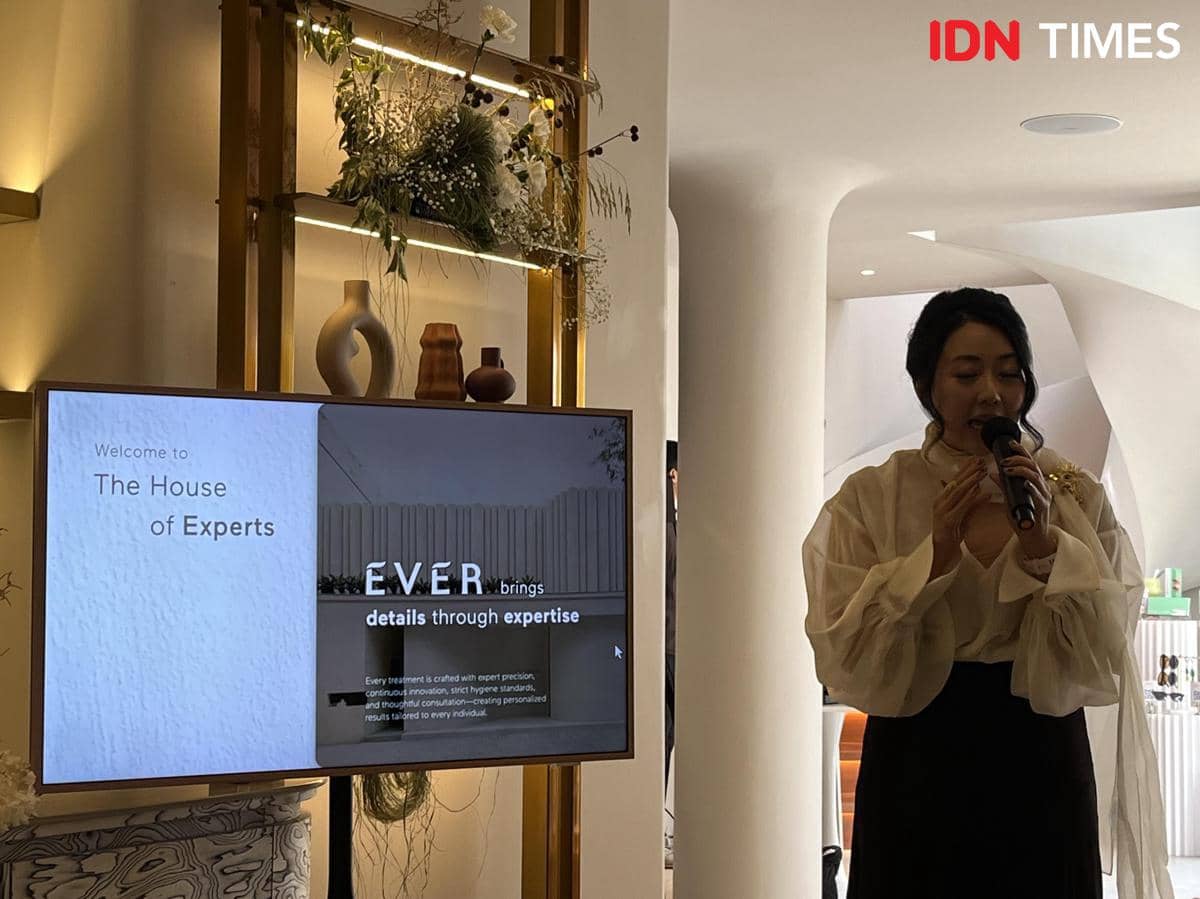 Grand opening EVER di EVER House Darmawangsa, Jakarta Selatan, pada Kamis (15/9/2026) (IDN Times/Nisa Zarawaki)