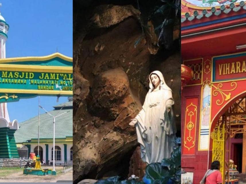 7 Tempat Ibadah Bersejarah di Lampung, Ada Sejak Era Kolonial