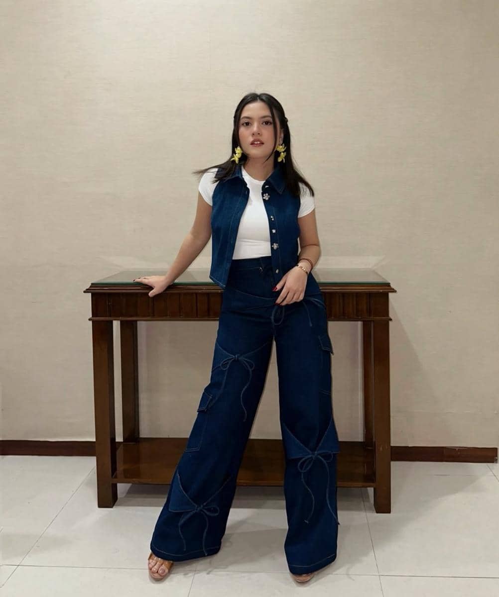 referensi outfit ke kantor ala Marsha Aruan