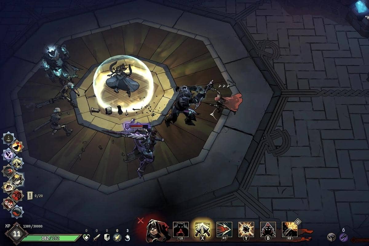 cuplikan gameplay Ravenswatch