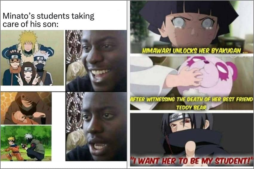 8 Meme Naruto tentang Murid, Baku Hantam sama Guru Sendiri?