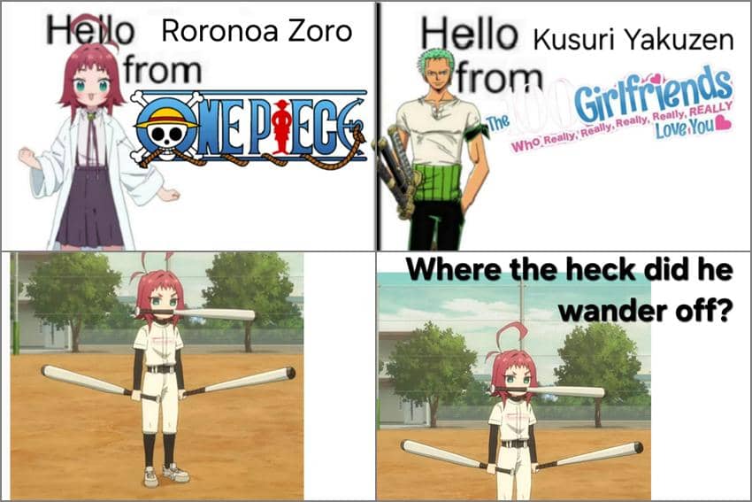 8 Meme Anime tentang Tongkat Baseball, kok Bisa Ada Goku?