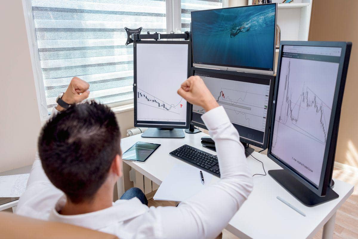 ilustrasi trader