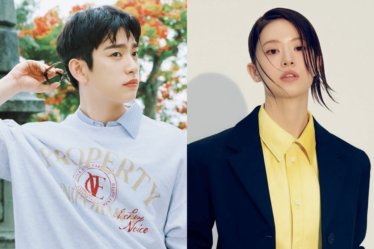Kolase potret Park Jinyoung dan Jeon So Young dalam unggahan dari akun Instagram pribadi masing-masing.