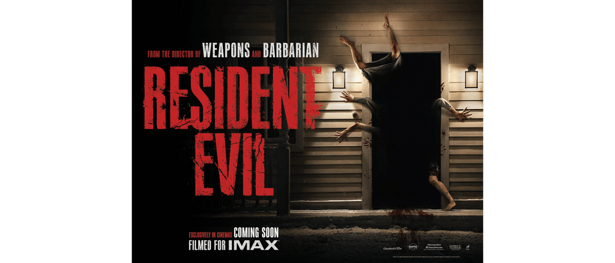 Poster resmi film Resident Evil (2026) produksi Constantin Pictures dan distribusi Sony Pictures Releasing.