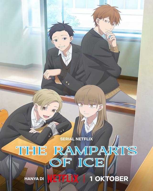 Visual terkait serial The Ramparts of Ice Season 2 karya Kocha Agasawa yang tersedia melalui Netflix.