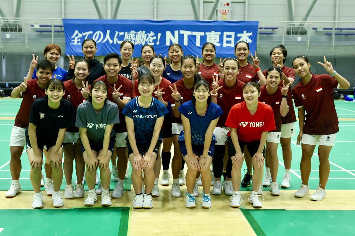 Tim beregu putri Indonesia jalani latih tanding dengan tim Jepang dalam TC jelang Asian Games 2026 (dok.PP PBSI)