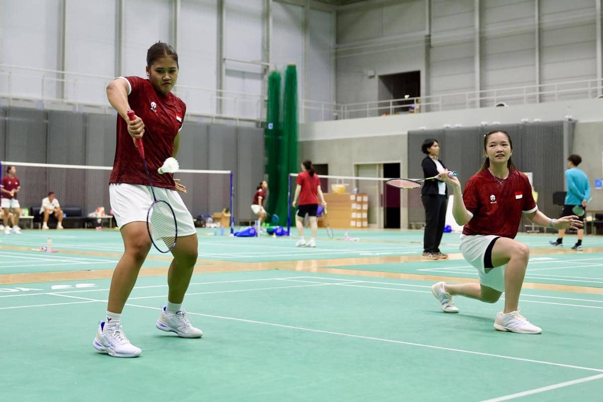 Ganda putri, Rachel Allessya Rose/Febi Setianingrum, dalam TC jelang Asian Games 2026 (dok.PP PBSI)