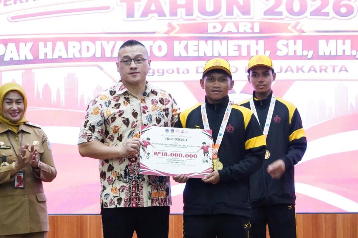 Jakbar Juara Umum Popprov Jakarta 2026, Peraih Emas Dapat Bonus