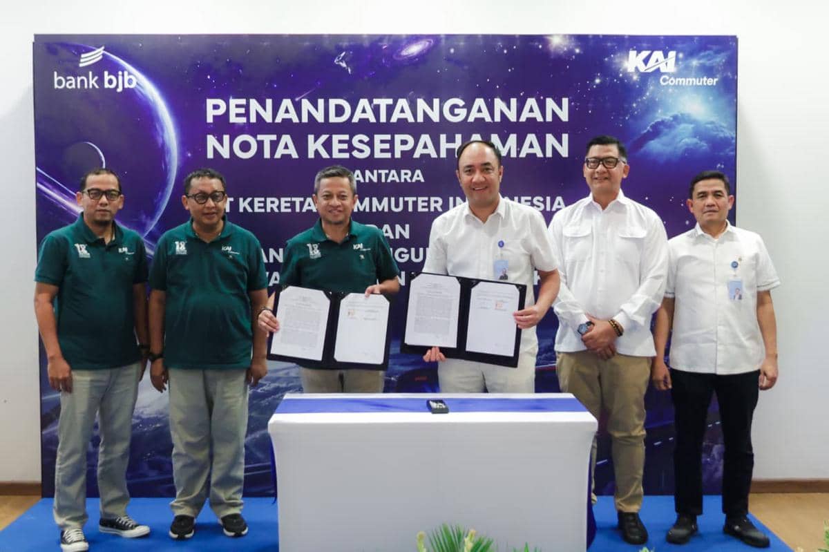 Dorong Kemudahan Transaksi, bank bjb & KAI Commuter Integrasikan Ekosistem Pembayaran