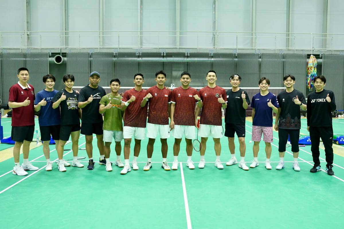 Jelang Asian Games 2026, Tunggal Putra Indonesia Curi Ilmu dari Kento Momota