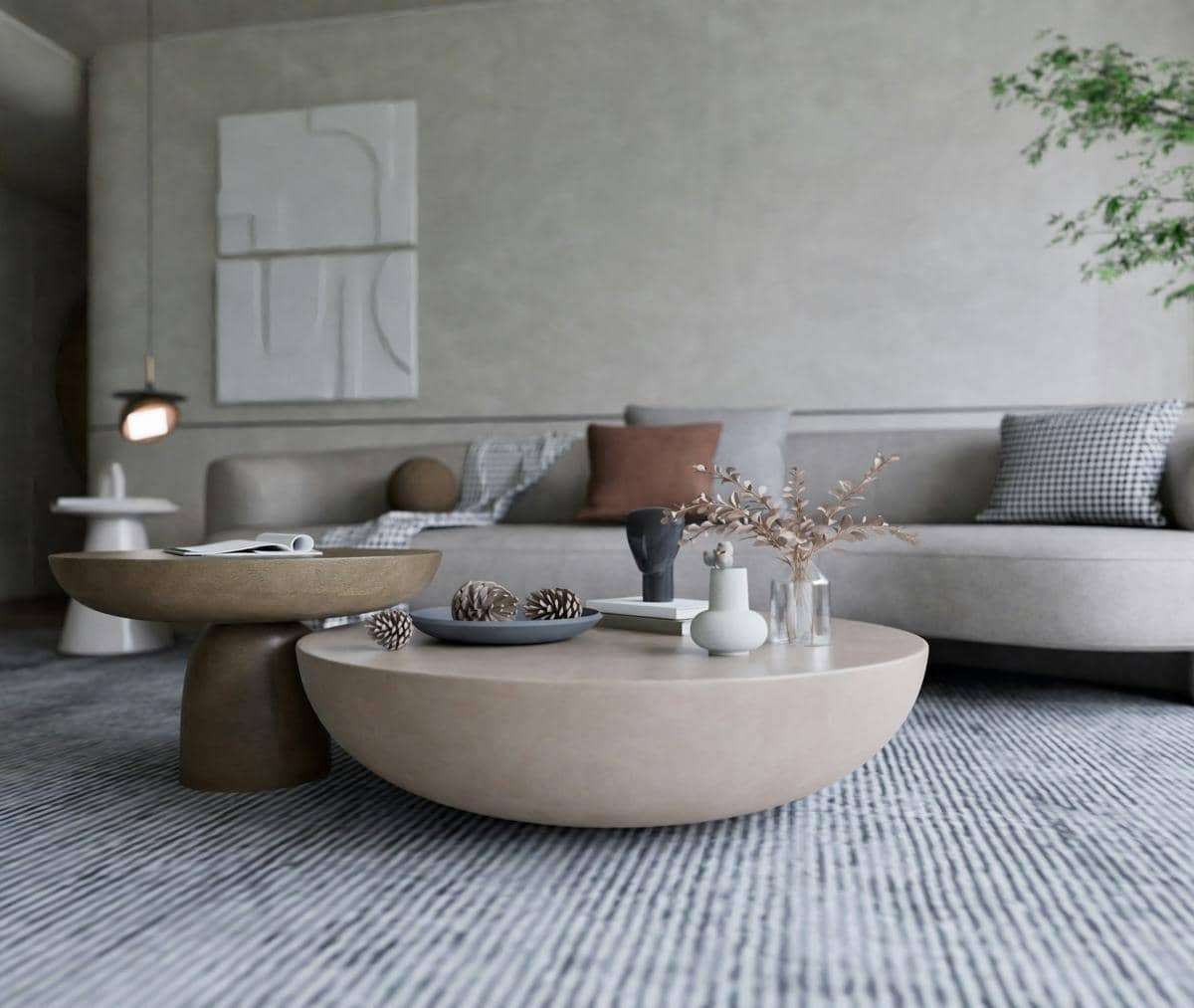 5 Trik Mengombinasikan Furnitur Geometris dan Organik dalam Interior