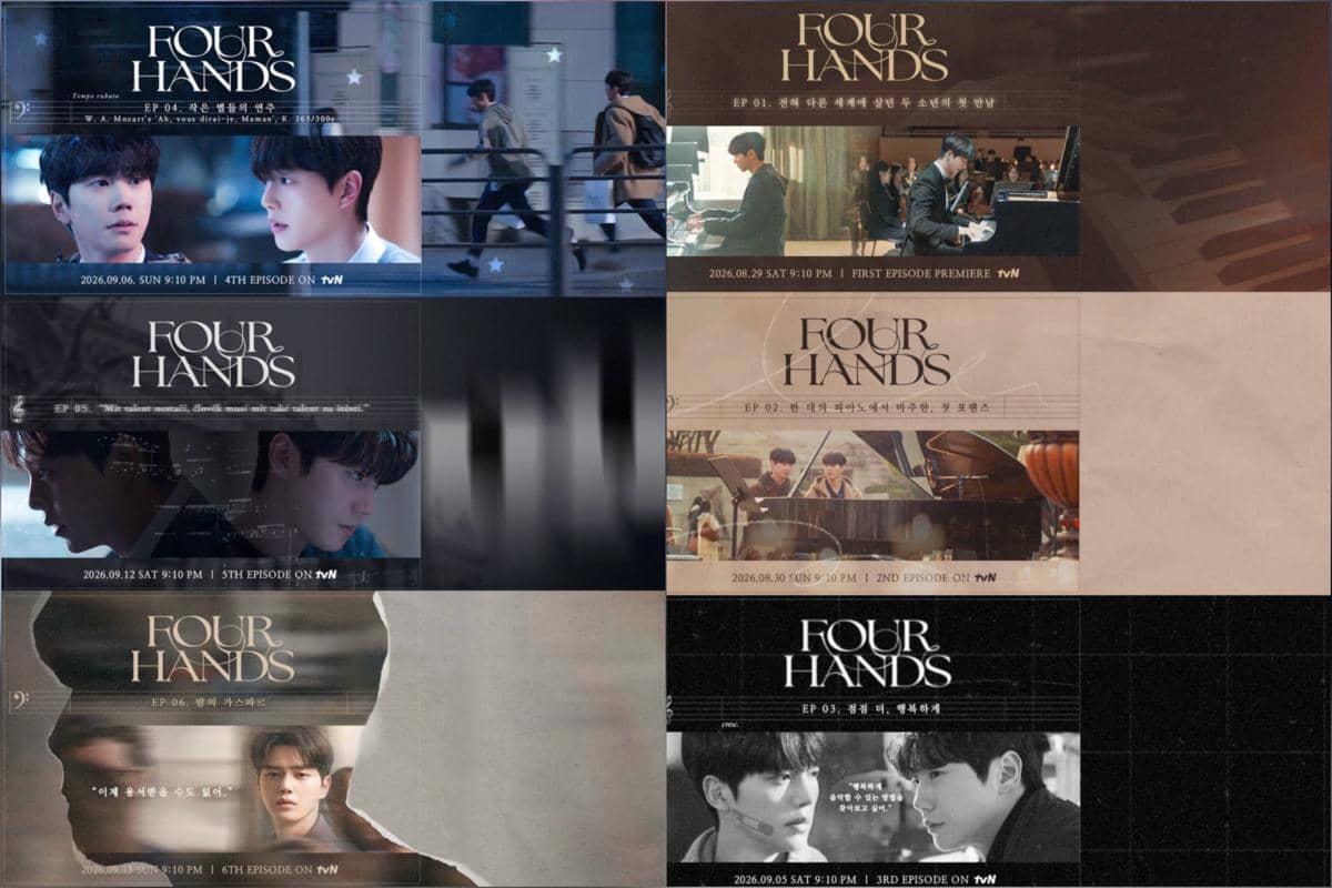 poster drama Four Hands, Two Sonatas