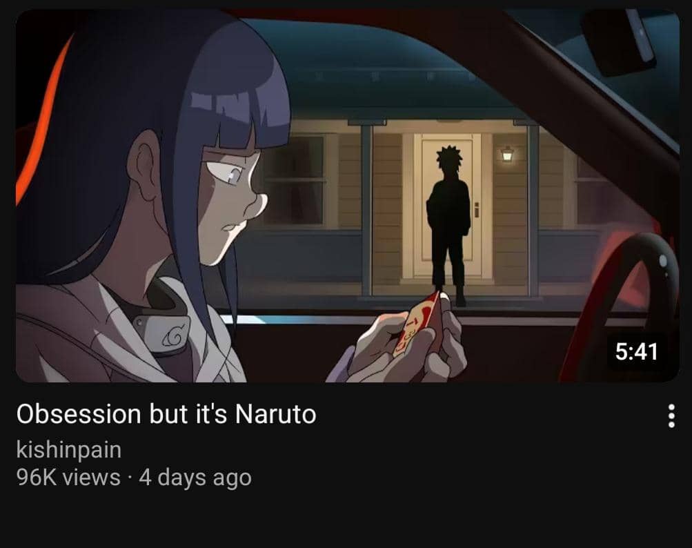 meme Naruto tentang obsesi