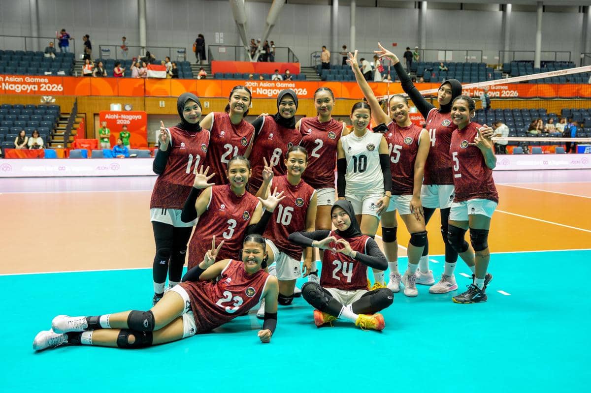 Mulus, Timnas Voli Putri Indonesia ke Perempat Final Asian Games 2026