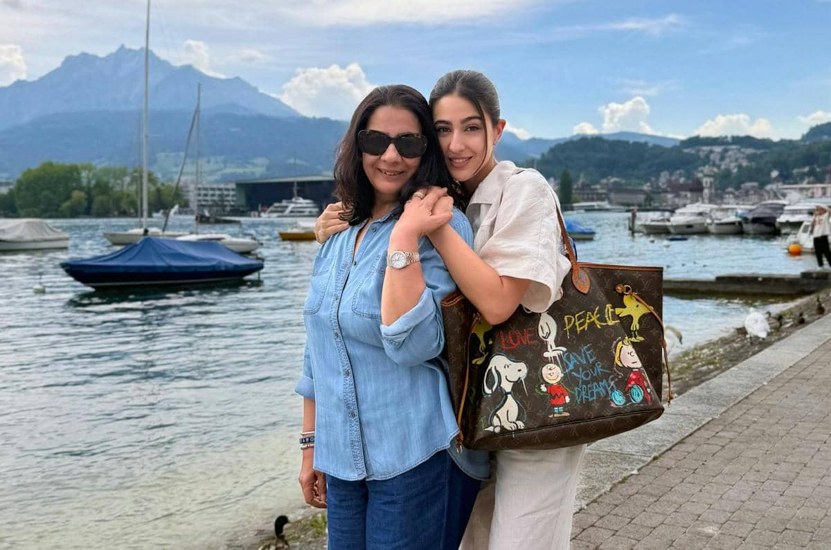Keseruan Sara Ali Khan Liburan di Pegunungan Alpen Bareng Mama