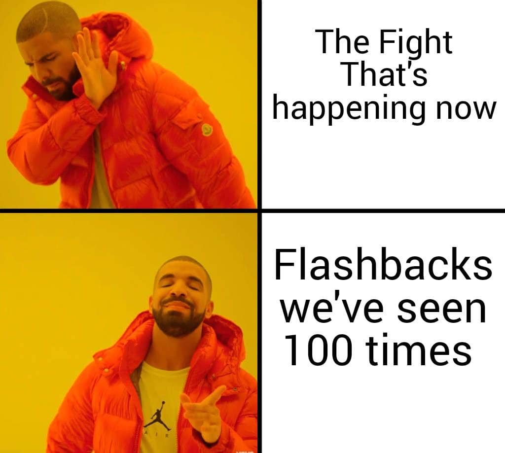 meme Naruto tentang flashback