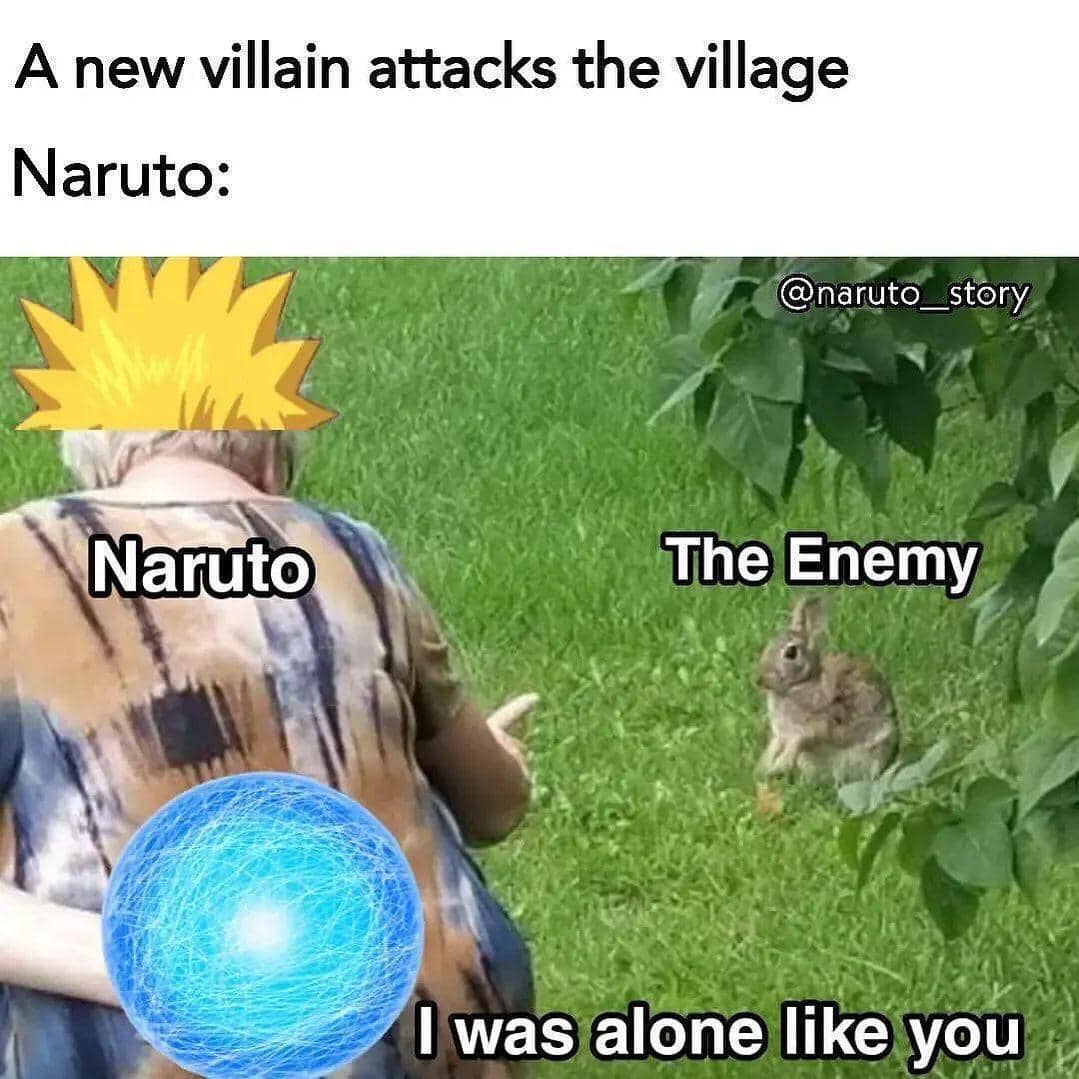 meme Naruto tentang flashback